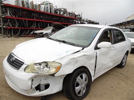 2006 Toyota Corolla LE White 1.8L AT #Z23458